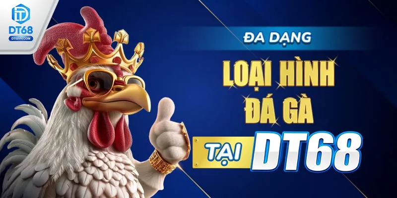 Đa dạng loại hình đá gà tại DT68.